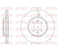 2x Disque de frein Essieu avant ventilé 61499.10 REMSA pour RENAULT LAGUNA I