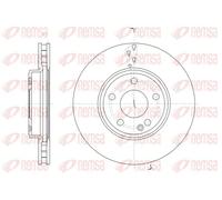 2x Disque de frein Essieu avant ventilé 61522.10 REMSA pour MERCEDES-BENZ