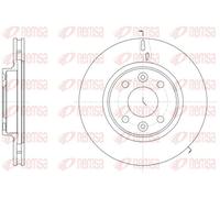 2x Disque de frein Essieu avant ventilé 61535.10 REMSA pour DACIA RENAULT SMART