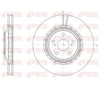 2x Disque de frein REMSA 61540.10 convient pour TOYOTA LEXUS