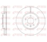 2x Disque de frein Essieu avant ventilé 61541.10 REMSA pour OPEL ASTRA J GTC