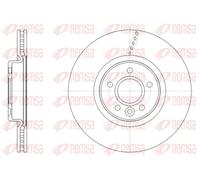 2x Disque de frein Essieu avant ventilé 61542.10 REMSA pour VOLVO