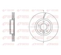 2x Disque de frein Essieu avant ventilé 61589.10 REMSA pour VOLVO