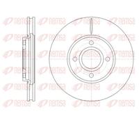 2x Disque de frein Essieu avant ventilé 61601.10 REMSA pour FORD ECOSPORT
