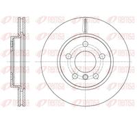 2x Disque de frein Essieu avant ventilé 61617.10 REMSA pour BMW 2 Active Tourer