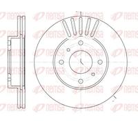2x Disque de frein Essieu avant ventilé 6179.10 REMSA pour NISSAN PRIMERA 200SX