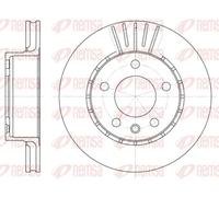 2x Disque de frein Essieu avant ventilé 6202.10 REMSA pour OPEL OMEGA A