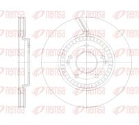 2x Disque de frein Essieu avant ventilé 62115.10 REMSA pour SSANGYONG TIVOLI