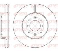 2x Disque de frein Essieu avant ventilé 6224.10 REMSA pour ROVER HONDA MG