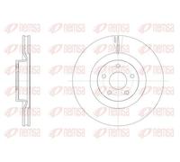 2x Disque de frein Essieu avant ventilé 62558.10 REMSA pour FORD KUGA III