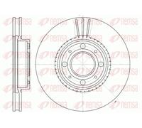 2x Disque de frein Essieu avant ventilé 6303.10 REMSA pour VOLVO BMW
