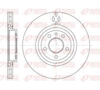 2x Disque de frein Essieu avant ventilé 6315.11 REMSA pour ALFA ROMEO GTV SPIDER