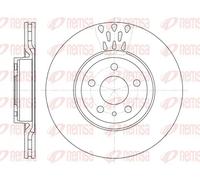 2x Disque de frein Essieu avant ventilé 6316.10 REMSA pour ALFA ROMEO LANCIA