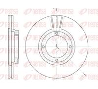 2x Disque de frein Essieu avant ventilé 6374.10 REMSA pour HYUNDAI ACCENT I PONY