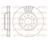 2x Disque de frein Essieu avant ventilé 6410.10 REMSA pour VOLVO 940 940 Kombi