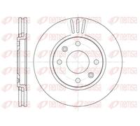 2x Disque de frein Essieu avant ventilé 6449.10 REMSA pour PEUGEOT 406 406 Break