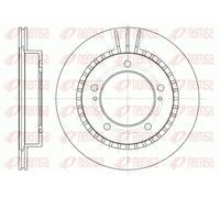 2x Disque de frein Essieu avant ventilé 6492.10 REMSA pour SUZUKI VITARA Cabrio