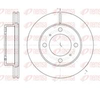 2x Disque de frein Essieu avant ventilé 6539.10 REMSA pour TOYOTA COROLLA