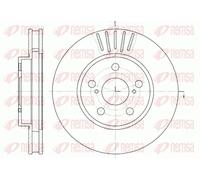 2x Disque de frein Essieu avant ventilé 6541.10 REMSA pour TOYOTA CARINA E VI