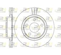 2x Disque de frein Essieu avant ventilé 6548.10 ROADHOUSE pour AUDI VW SEAT