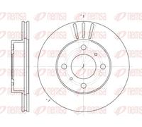 REMSA 6557.10 Disque de frein
