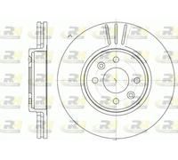 2x Disque de frein Essieu avant ventilé 6583.10 ROADHOUSE pour RENAULT LAGUNA I