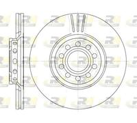2x Disque de frein Essieu avant ventilé 6596.10 ROADHOUSE pour AUDI VW SKODA