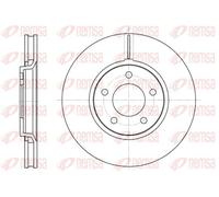 2x Disque de frein Essieu avant ventilé 6602.10 REMSA pour CHRYSLER JEEP DODGE