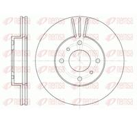 2x Disque de frein Essieu avant ventilé 6610.10 REMSA pour NISSAN 200SX PRIMERA