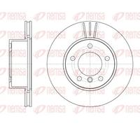 2x Disque de frein Essieu avant ventilé 6651.10 REMSA pour BMW 1 1 Décapotable