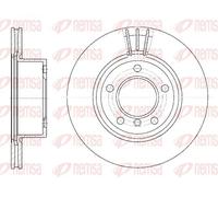 2x Disque de frein Essieu avant ventilé 6652.10 REMSA pour BMW 1 Coupé 1 3