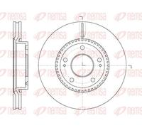 REMSA 2x Disque Frein Avant Ø280mm Ventilé pour Hyundai i30 Kia Venga Cee'D Sw
