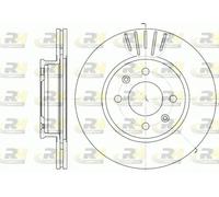 2x Disque de frein Essieu avant ventilé 6666.10 ROADHOUSE pour HYUNDAI GETZ