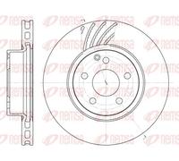 2x Disque de frein REMSA 6677.10 convient pour MERCEDES-BENZ