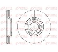 2x Disque de frein Essieu avant ventilé 6689.10 REMSA pour SAAB OPEL FIAT