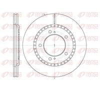 2x Disque de frein Essieu avant ventilé 6699.10 REMSA pour SUZUKI GRAND VITARA I