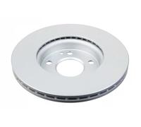 2x Disque de frein Essieu avant ventilé 672529 VALEO pour MERCEDES-BENZ CLASSE A