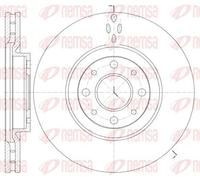 2x Disque de frein Essieu avant ventilé 6734.10 REMSA pour FIAT ALFA ROMEO