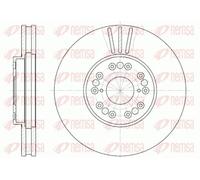 2x Disque de frein Essieu avant ventilé 6793.10 REMSA pour LEXUS LS GS IS I