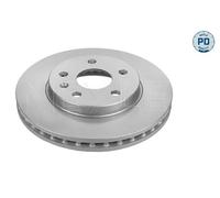 2x Disque de frein Essieu avant ventilé 683 521 0025/PD MEYLE pour SAAB OPEL