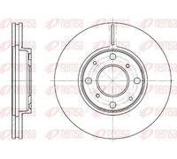REMSA 2X Disque De Frein Avant Ø239.6Mm Ventilé Pour Honda Jazz II Logo GD GE3