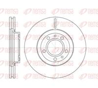 2x Disque de frein Essieu avant ventilé 6869.10 REMSA pour OPEL PEUGEOT
