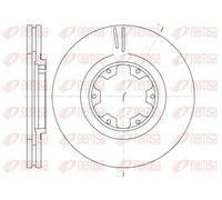 2x Disque de frein Essieu avant ventilé 6899.10 REMSA pour NISSAN PATHFINDER II