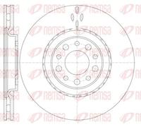 2x Disque de frein Essieu avant ventilé 6965.10 REMSA pour ALFA ROMEO GIULIETTA