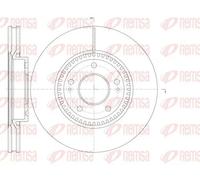 2x Disque de frein Essieu avant ventilé 6988.10 REMSA pour KIA HYUNDAI