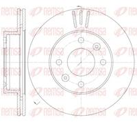 2x Disque de frein Essieu avant ventilé 6990.10 REMSA pour KIA HYUNDAI