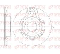2x Disque de frein REMSA 6996.10 convient pour MITSUBISHI
