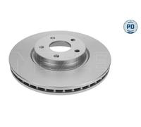 2x Disque de frein Essieu avant ventilé 715 521 0030/PD MEYLE pour FORD