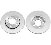 2x Disque de frein Essieu avant ventilé BS-8024C OPTIMAL pour SKODA VW