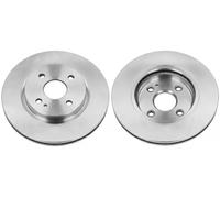 2x Disque de frein Essieu avant ventilé BS-8738C OPTIMAL pour MAZDA 2